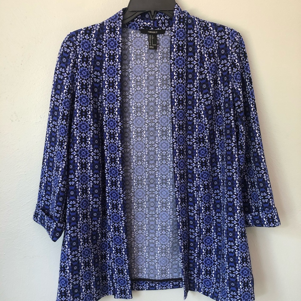 Forever 21 Lightweight Open Casual Blazer